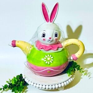 Carnival Cottage By Johanna Parker Bunny Tea pot